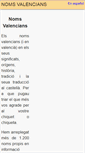 Mobile Screenshot of nomsvalencians.com